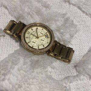 Gold Michael Kors watch